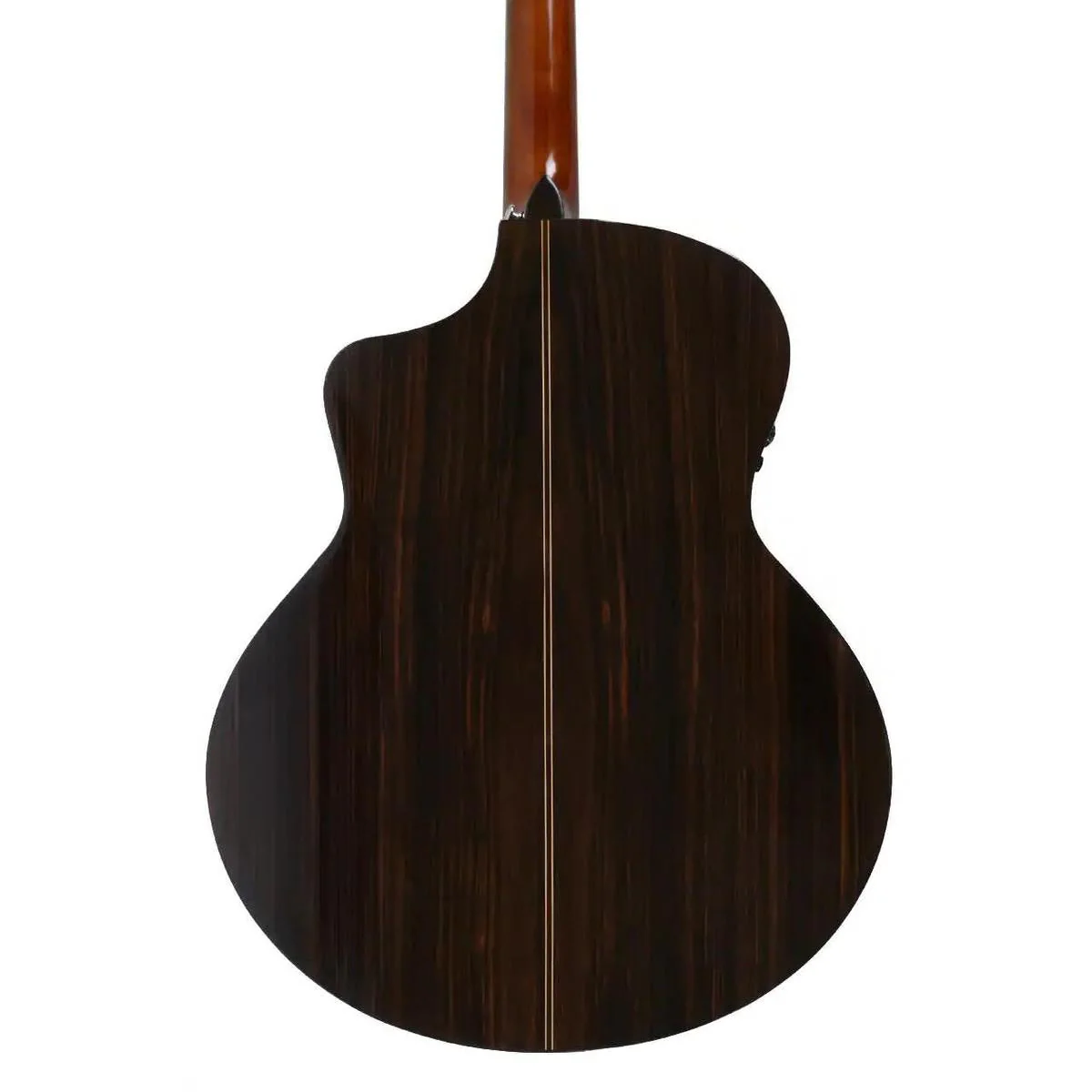 Willow Creek FX-PG73 Ebony Deluxe Acoustic Grand Auditorium Guitar w/ Effects - Image 2