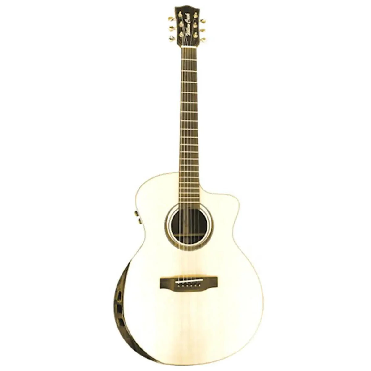 Willow Creek FX-PG94P Ported Pro Acoustic Grand Auditorium Guitar w/ Effects & Bluetooth - Image 3