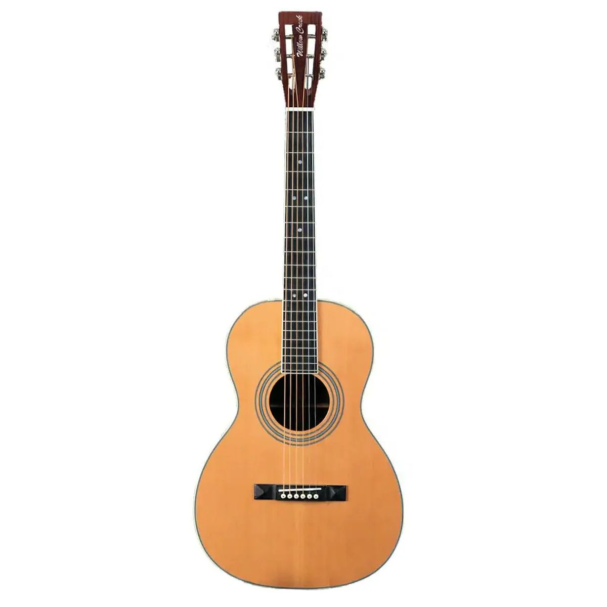 Willow Creek FX-PP71 Solid Cedar Top Acoustic Parlor Guitar w/ Effects & Bluetooth - Image 3