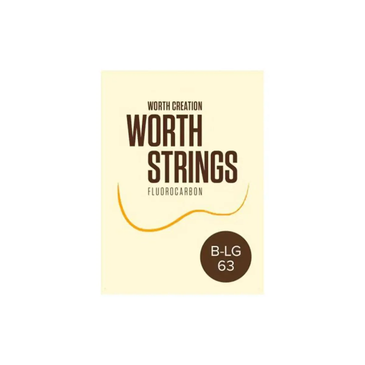 Worth B-LG Brown Fluorocarbon Tenor, Concert & Soprano Single Ukulele String - UNWOUND LOW G