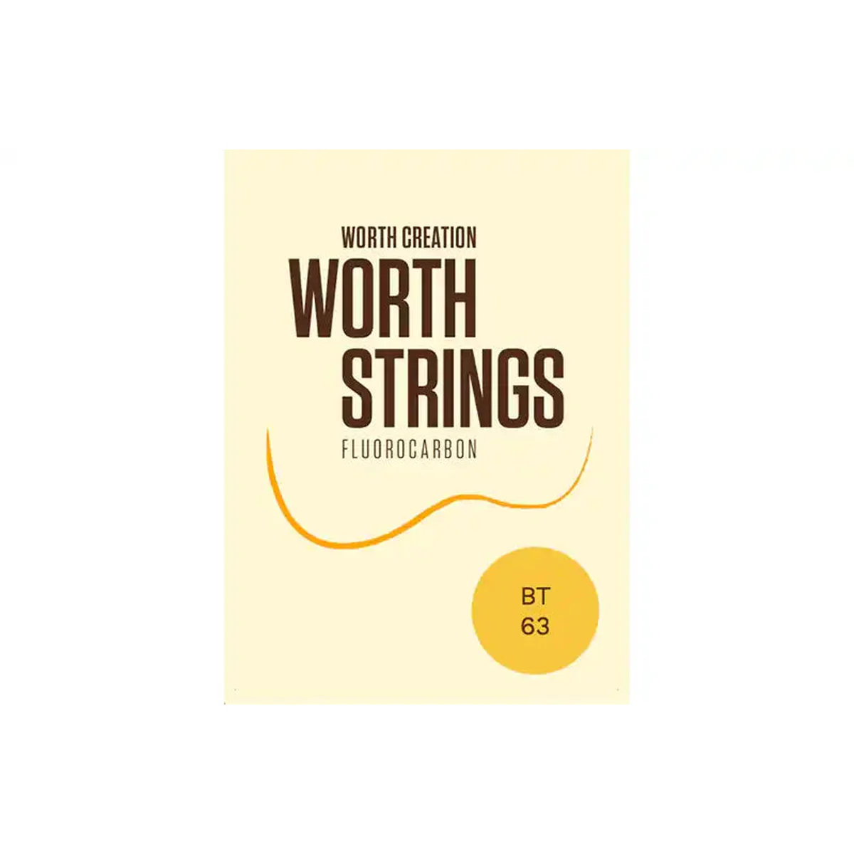 Worth BT-63 Brown Fluorocarbon Tenor Ukulele Strings (G-C-E-A Tuning) - HIGH G