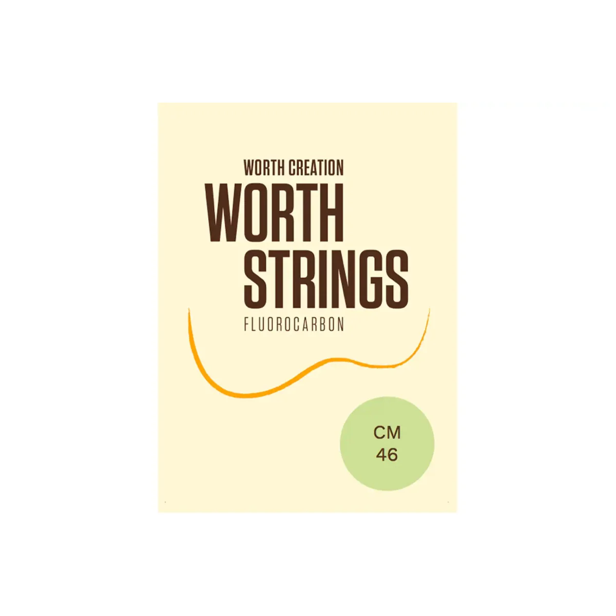 Worth CM-46 Clear Fluorocarbon Soprano & Concert Ukulele Strings (G-C-E-A Tuning) - HIGH G